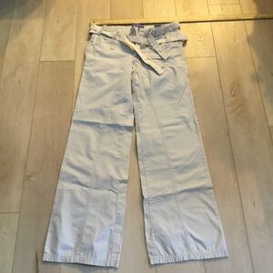 & Other Stories Cream Straight Leg Pants